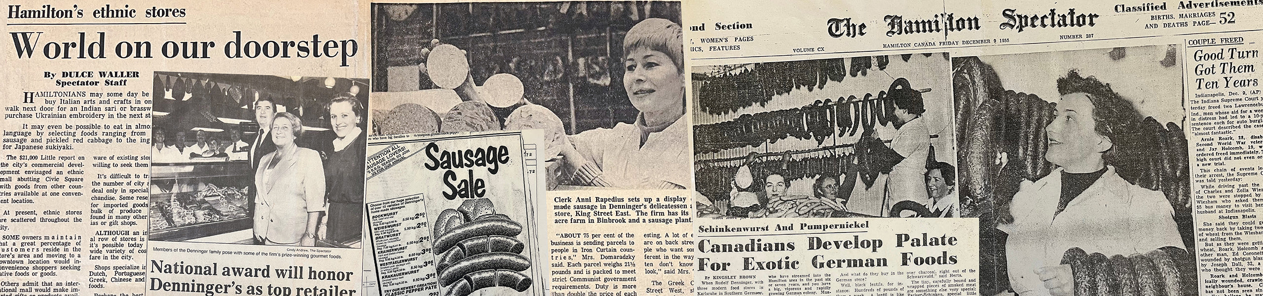 Celebrating our 70th year - newspaper clips from the past.