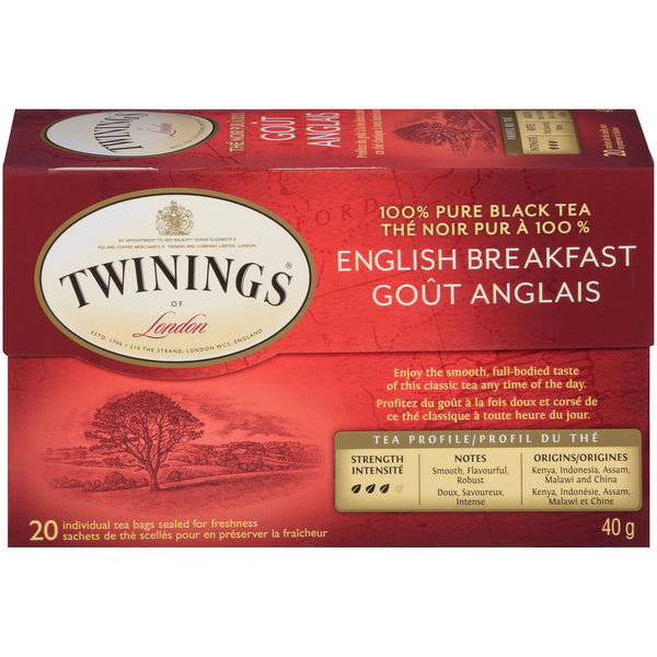 Twinings Tea - English Breakfast - 20's