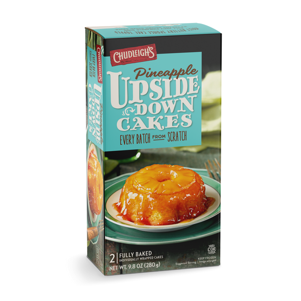 Chudleigh's upside down cakes fully baked frozen 280 gram box