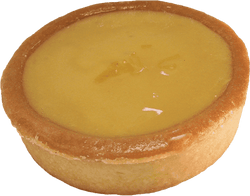 Tart French lemon curd baked in our 3" Euro style sweet dough crust.