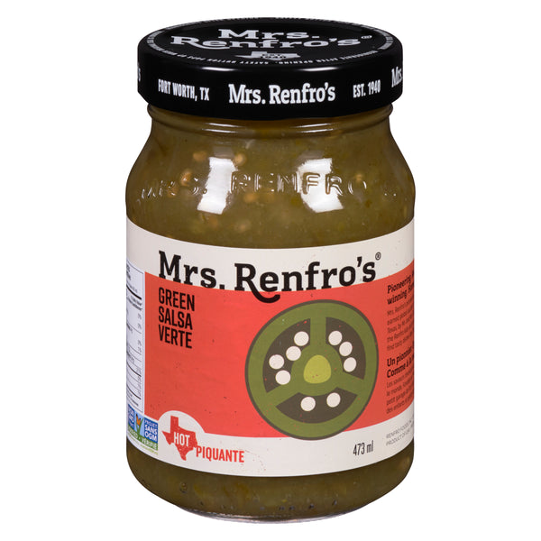 Renfros Salsa Hot Green - 473 mL