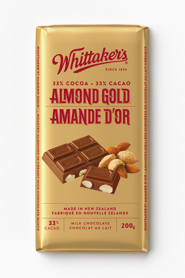 Whittakers Bar Almond Gold - 200 g