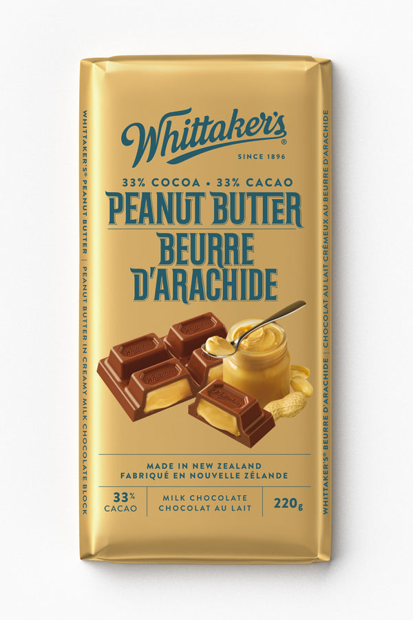 Whittakers Bar Peanut Butter - 220 g