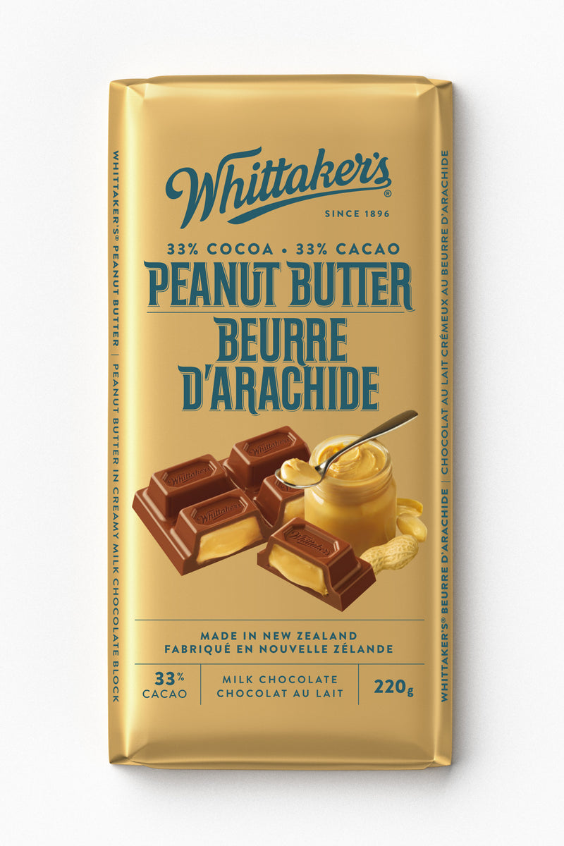Whittakers Bar Peanut Butter - 220 g