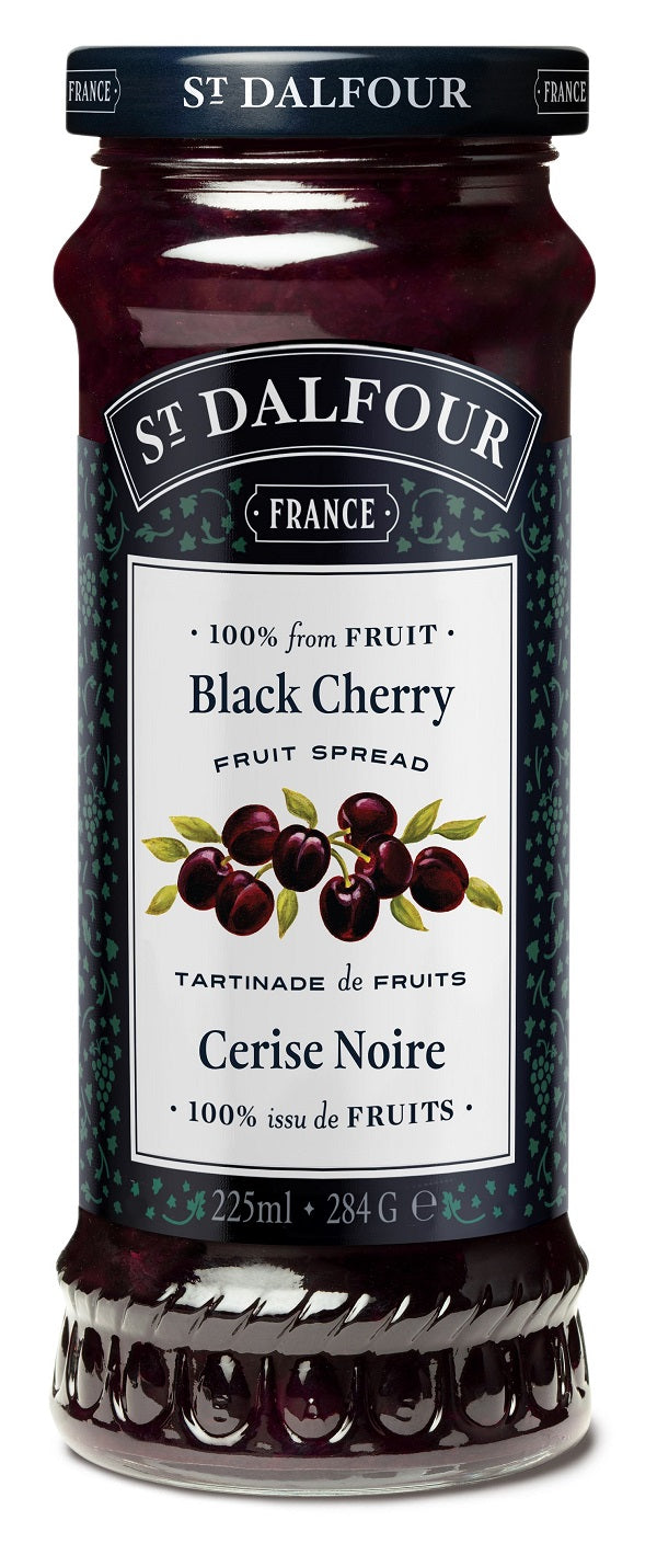 255 ml St. Jar  of Dalfour  Black Cherry Fruit Spread