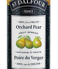 225 ml jar of St. Dalfour Orchard Pear Fruit Spread