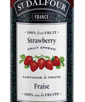 225 ml jar of St. Dalfour Strawberry Fruit Spread.