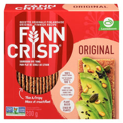 200 gram box Finn Crisp Original Sourdough Rye Thins