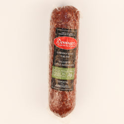 275 gram package of Denninger's German-style Salami made in Hamilton, Ontario