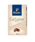 250 gram package of ground  Tchibo Exclusive Decaf Medium  Roast Coffee.