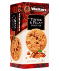 150 gram box of Walkers toffee pecan biscuits.