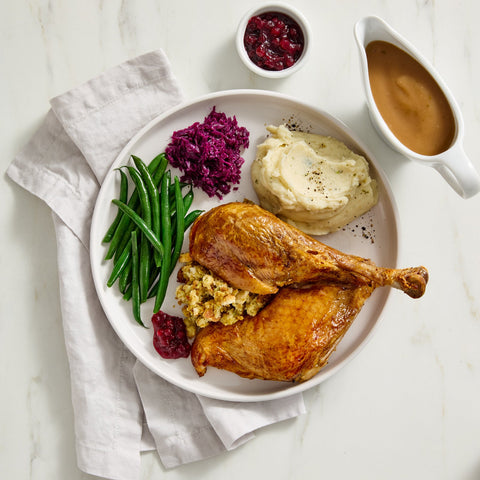 Whole Roasted Turkey Dinner (Carved)