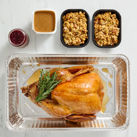 Whole Roasted Turkey Dinner (Carved)