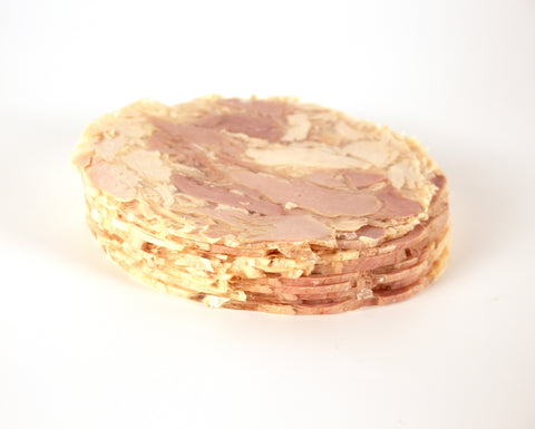 100 grams of sliced Denninger's Jelly Turkey.