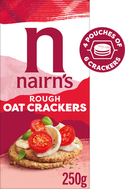 250 gram Nairn's Roughly Milled Oat Crackers