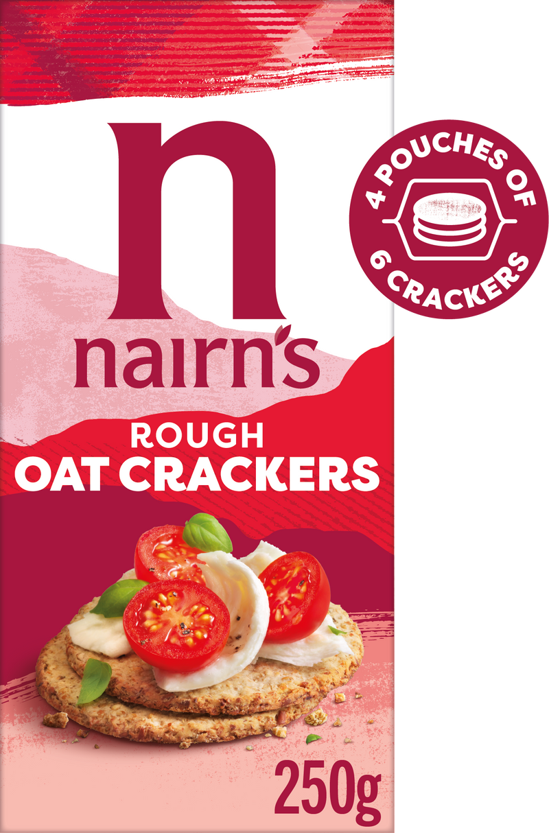 250 gram Nairn's Roughly Milled Oat Crackers