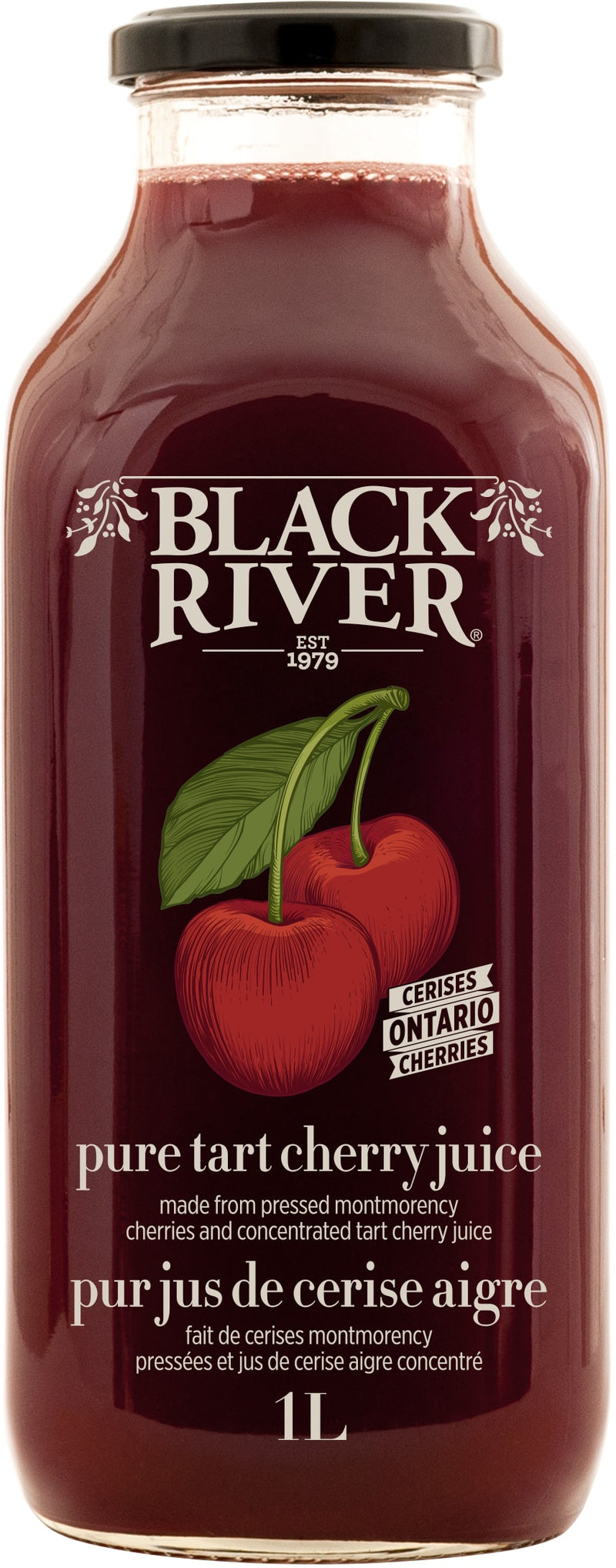 Black River Juice - Pure Tart Cherry - 1 L