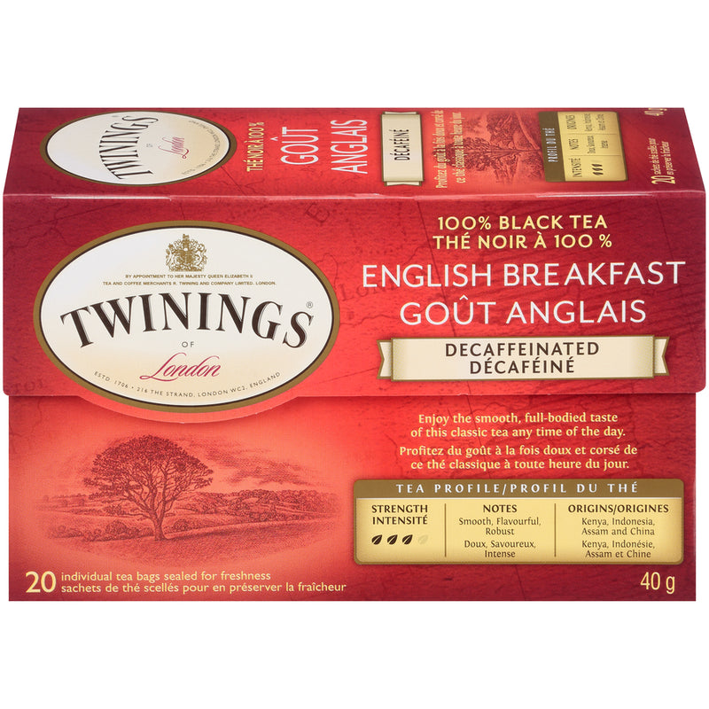 Twinings Tea - Decaf English Breakfast - 20's