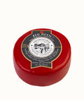 Encased in red wax 200 grams of Snowdonia Red Devil red hard ripened cheese with chillies.