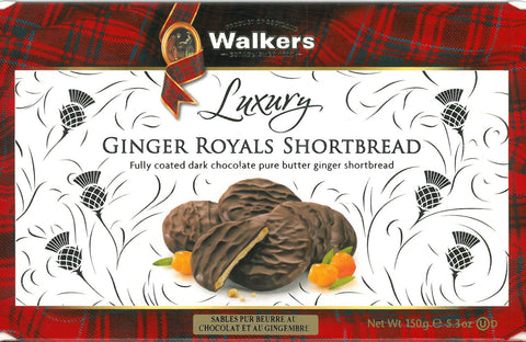 Walkers Luxury Royals Ginger - 150 g