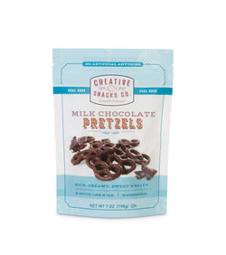198 g bag of milk chocolate pretzels are coated in a rich, creamy milk chocolate with just the right amount of sweetness.