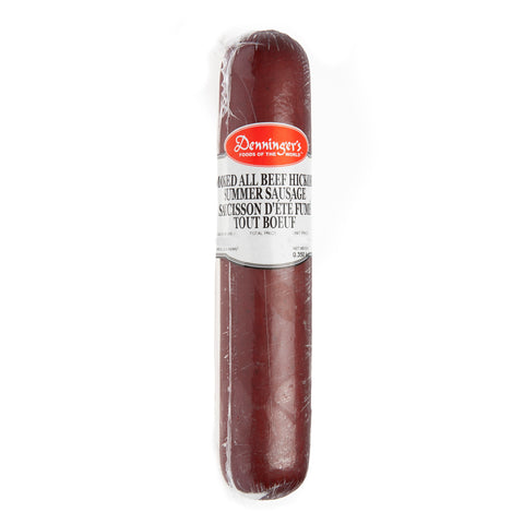 350 gram stick of all beef hickory summer sausage.
