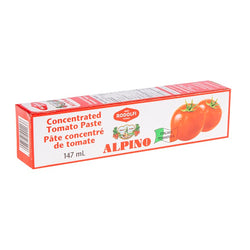 147 ml tube of Alpino concentrated tomato paste.