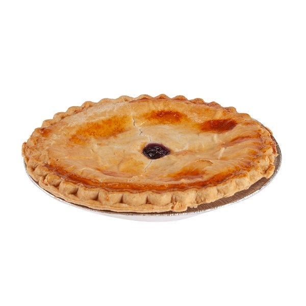 8 inch cherry pie with full pastry top