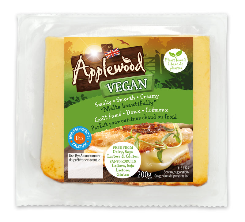 200 gram package of Applewood Vegan Cheese Alternative 