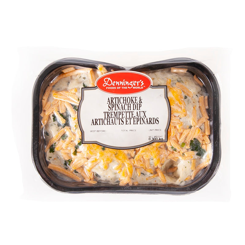300 gram frozen package Artichoke and Spinach Dip