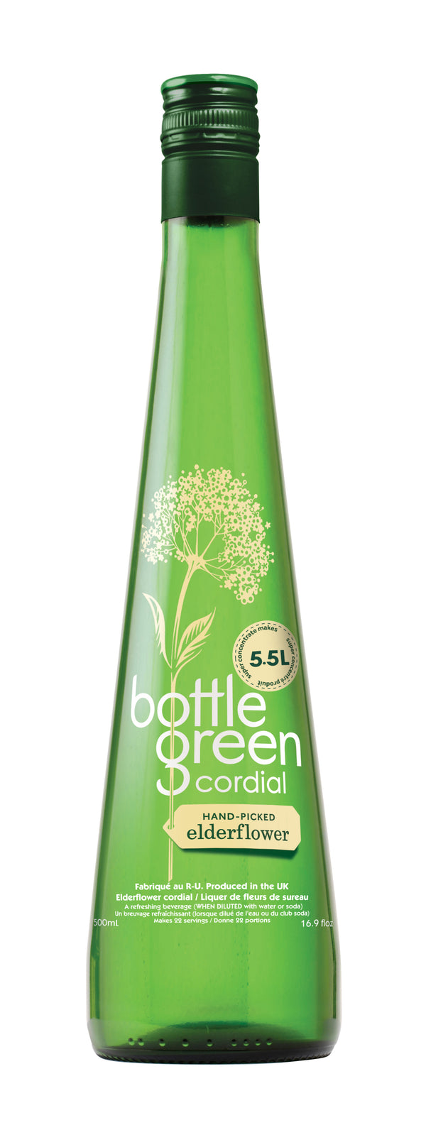 Bottle Green Cordial - Elderflower - 500 ml