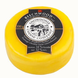 200 gram Snowdonia  naturally  smoked cheddar cheese