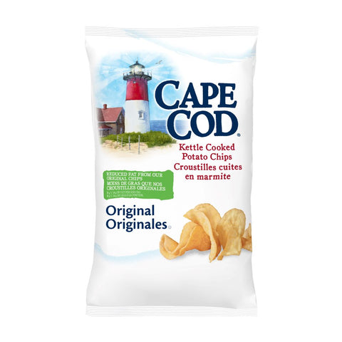 200 gram bag of Cape Cod Reduced Fat Kettle Cooked Potato Chips