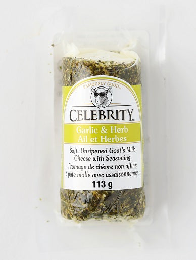 Celebrity Fresh Goat Cheese - Herb & Garlic - 113 g