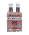 Four 200 ml bottles of Fever-Tree Premium Club Soda.