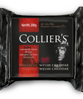 200 gram package of Collier's Welsh Cheddar