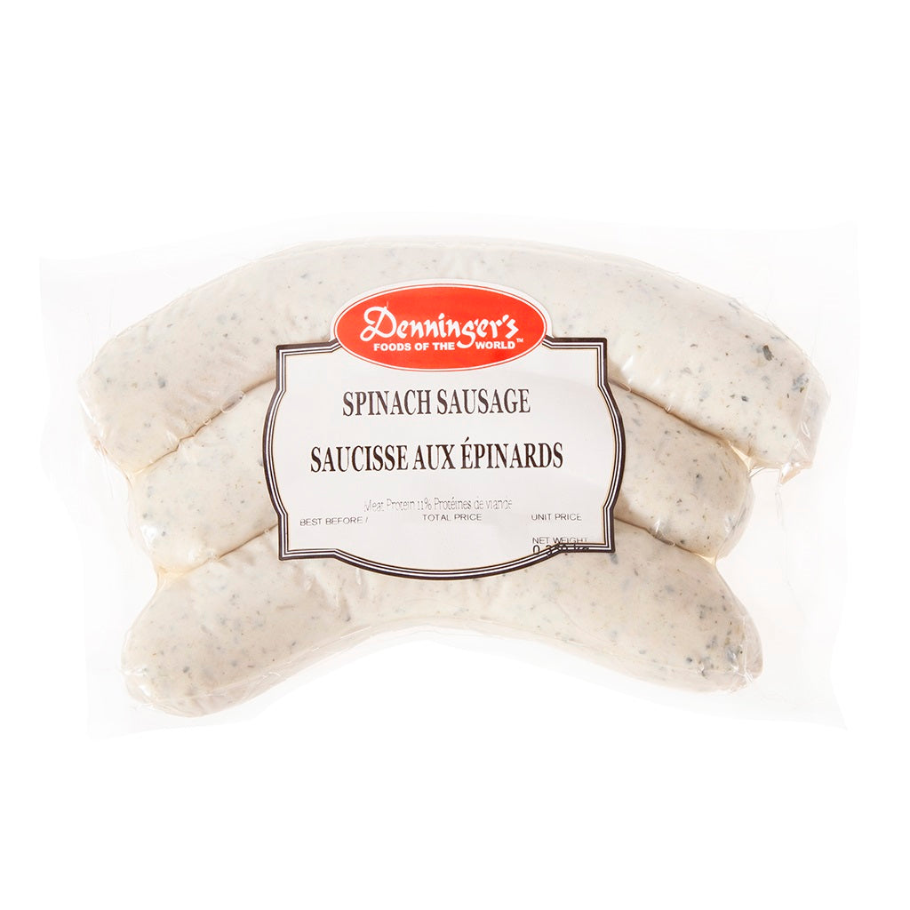 Spinach Cooked Sausage -300-g – Denninger's