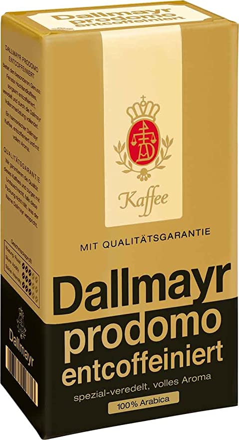 Dallmayr prodomo コーヒー粉　500g×4袋 Dallmayr Coffee Ground Decaffeinated - 250 g – Denninger's