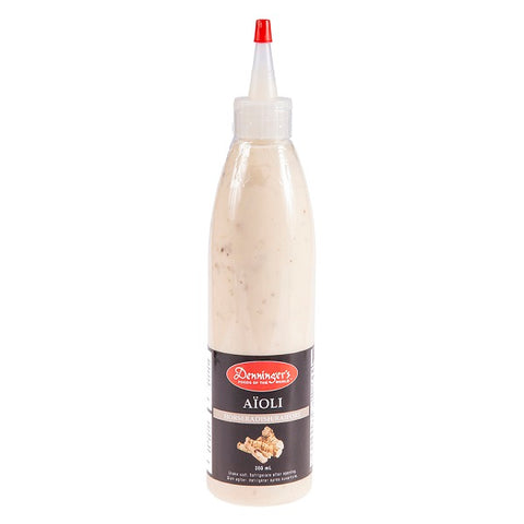 200 ml bottle of Denninger's Horseradish Aioli.