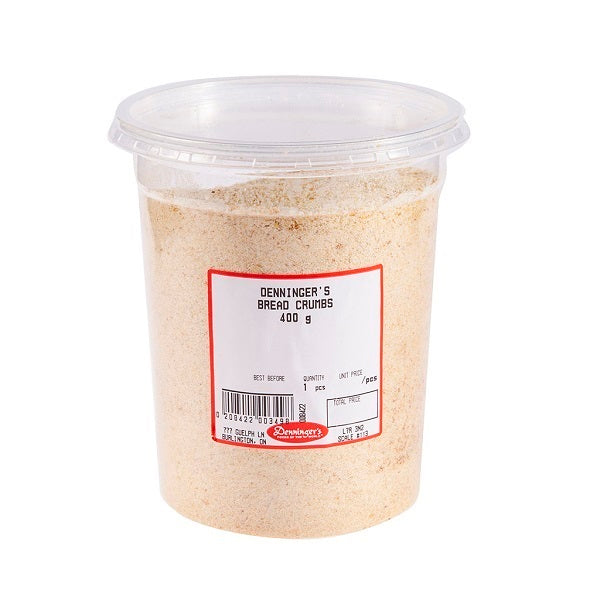 400 gram container of bread crumbs