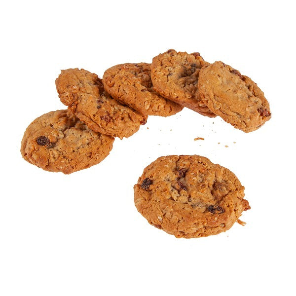 6 raisin and oatmeal cookies