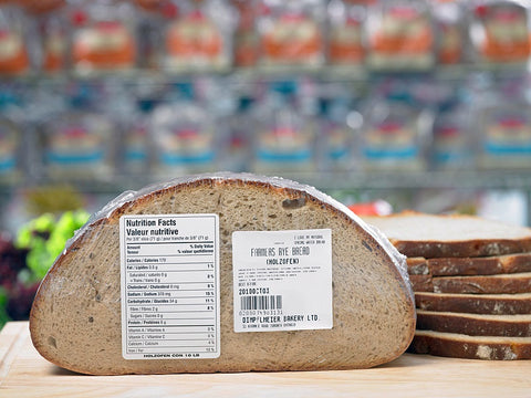 Dimpflmeier Holzofen rye bread sliced