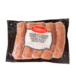 400 gram 5 pack English-Style Bangers Sausage - Frozen