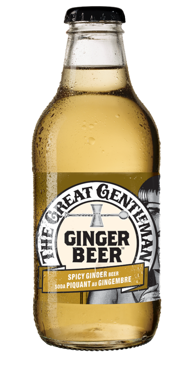 Single 250 ml bottle of ginger beer