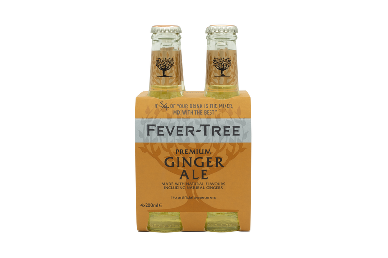 Fever Tree Ginger Ale - 4 x 200 ml