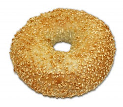 Picture is of one Sesame bagel - product comes as a 4 pack
