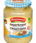 720 mL glass jar of Hengstenberg Bavarian Style Sauerkraut