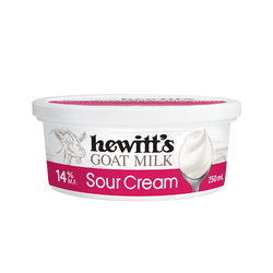 Hewitt's Goat 14% Sour Cream - 250 g