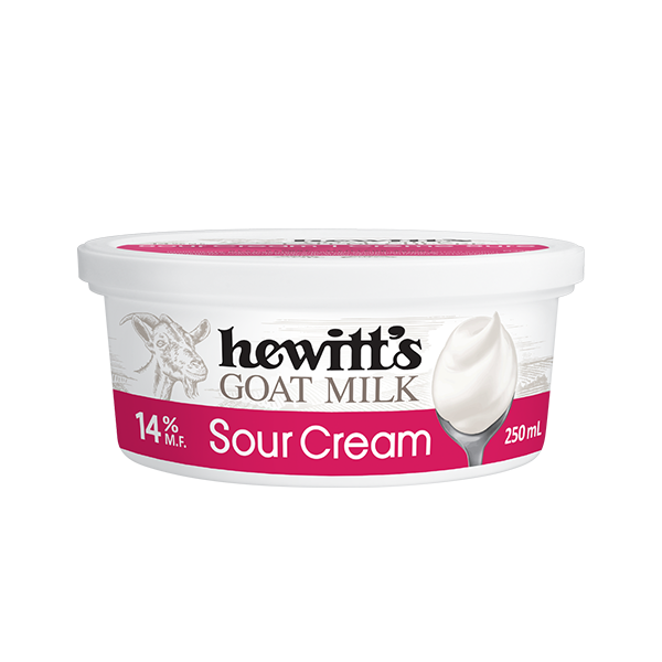 Hewitt's Goat 14% Sour Cream - 250 g