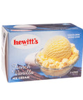 A box of two litre French Vanilla Ice Cream